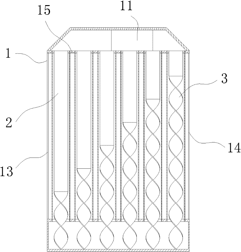 Insert type air preheater with same inlet-outlet temperature difference of heat exchange tubes