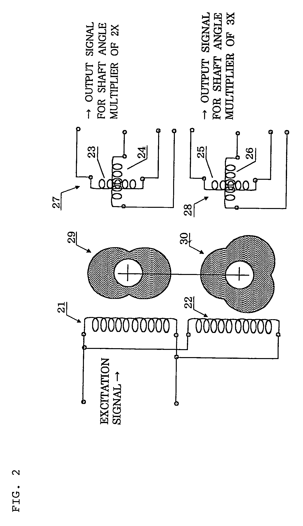 Variable-reluctance resolver and rotational angle sensor using same