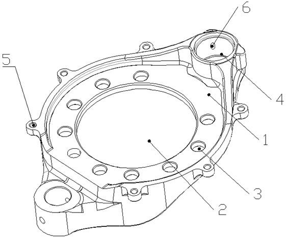 Brake bottom plate machining production line