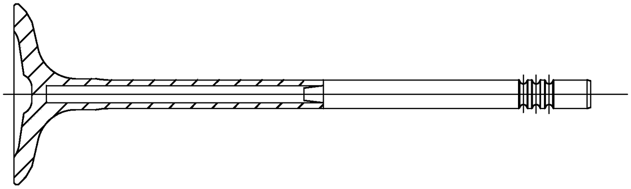 Manufacturing method of hollow valve