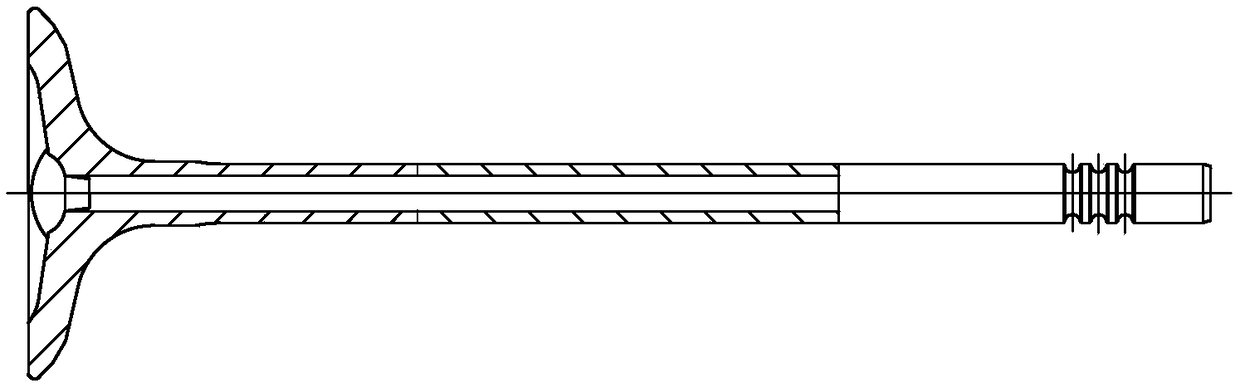 Manufacturing method of hollow valve