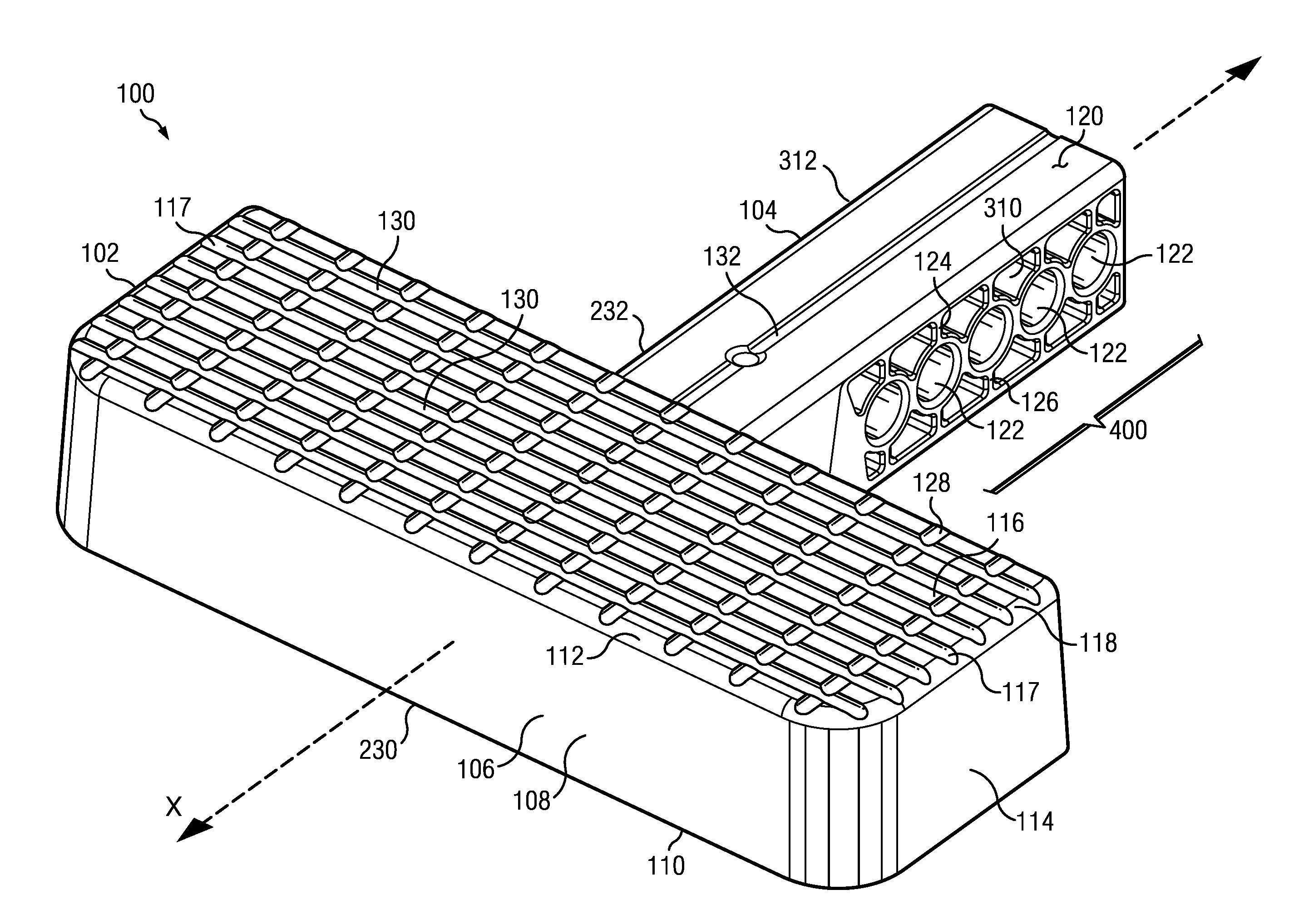 Injection-molded plastic hitch step