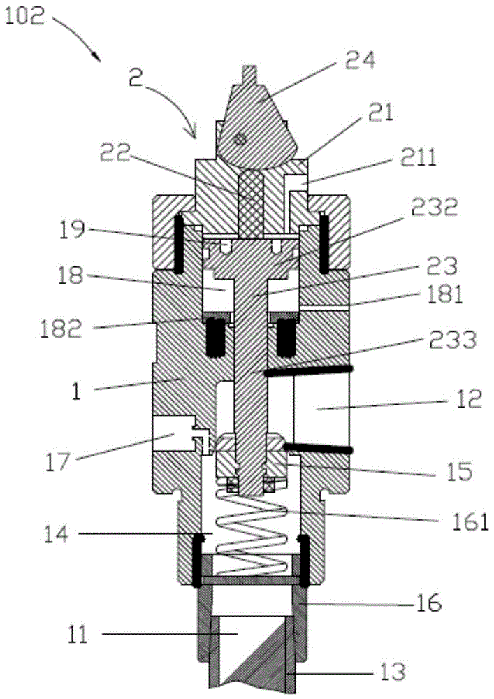 An automated fire extinguishing system with gas fire extinguishing agent