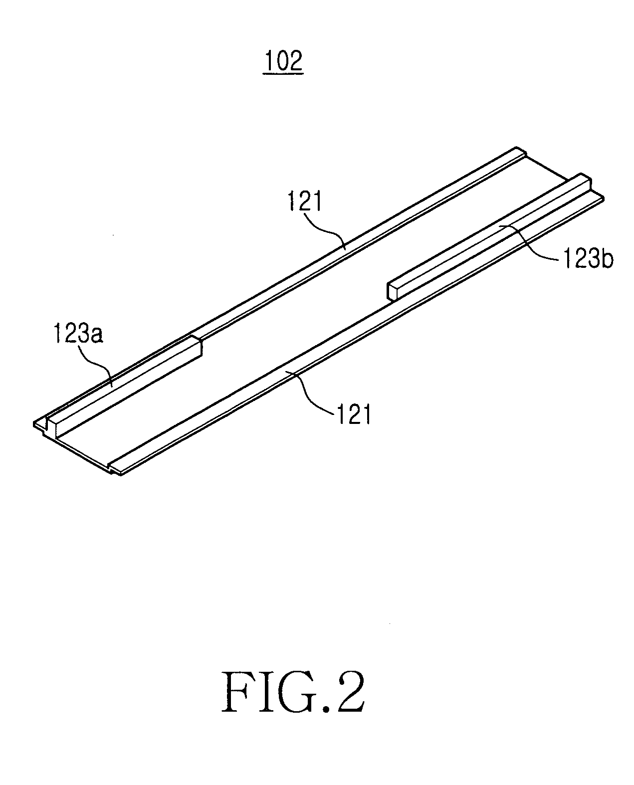 Sliding module for portable terminal