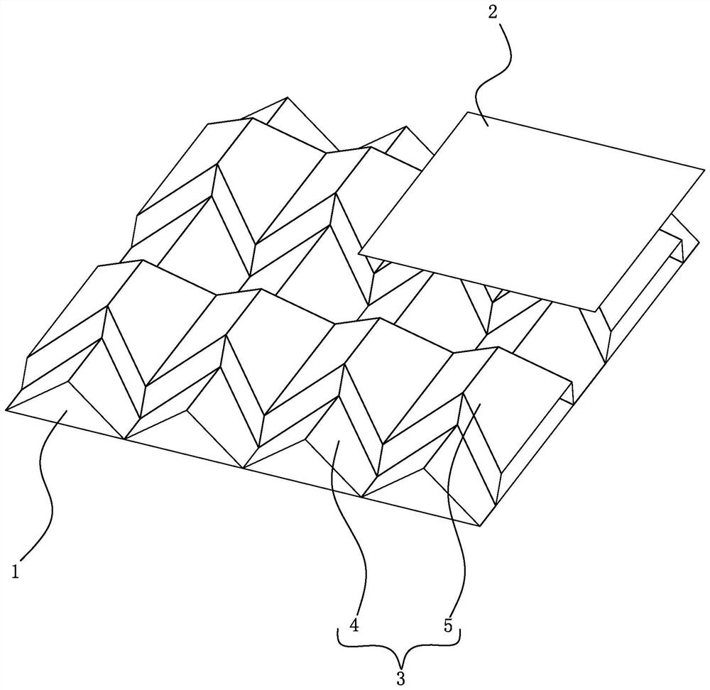 Novel corrugated board with laminated structure and manufacturing method