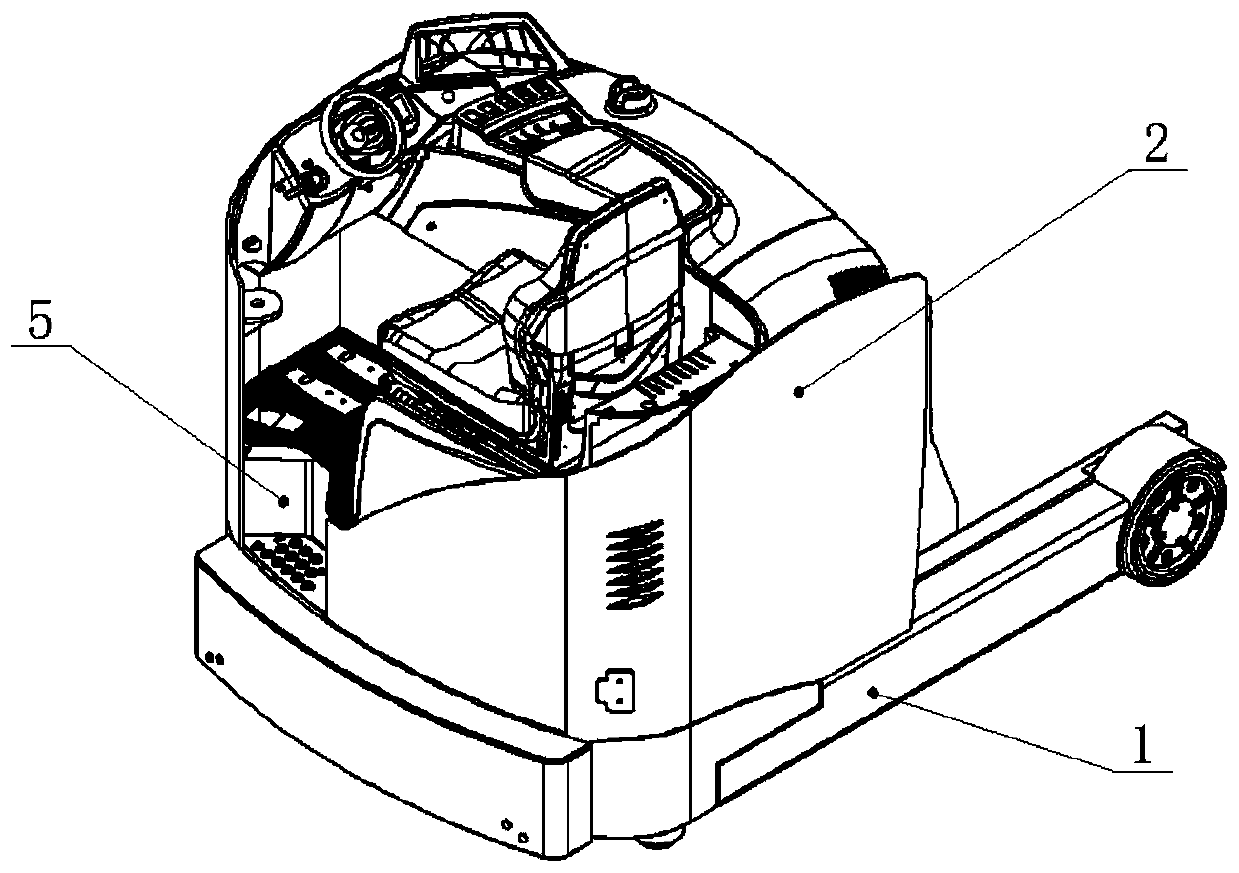 Forklift truck cab