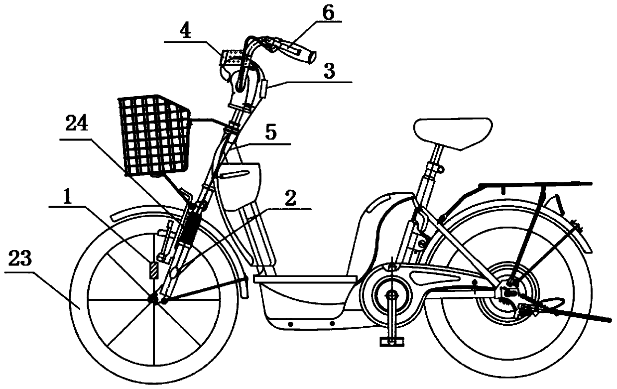 Bicycle-based infrastructure project construction site distance measuring device