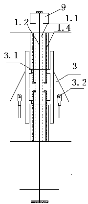 Fabricated suspension floor system self-resetting building structure and construction method