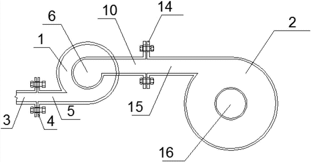 Concentration and separation two-section cyclone