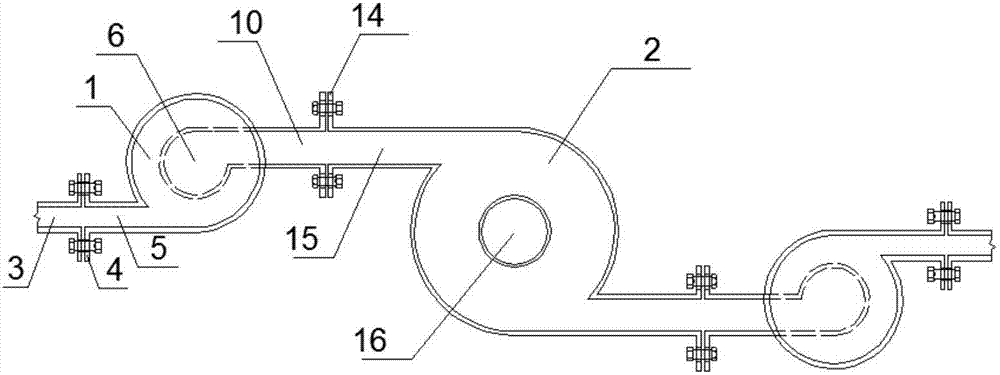 Concentration and separation two-section cyclone