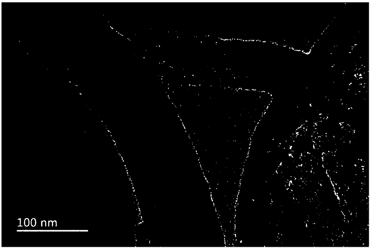 Preparation method of iron, cobalt and nitrogen co-doped carbon nanofiber catalyst