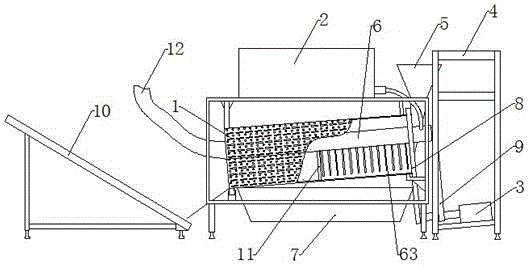 Fresh chili automatic screening device