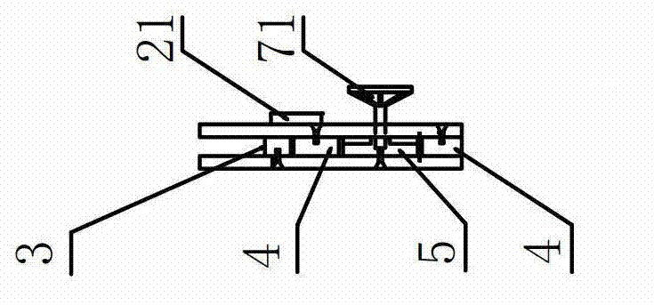 Adjustable elevator guide rail detecting device