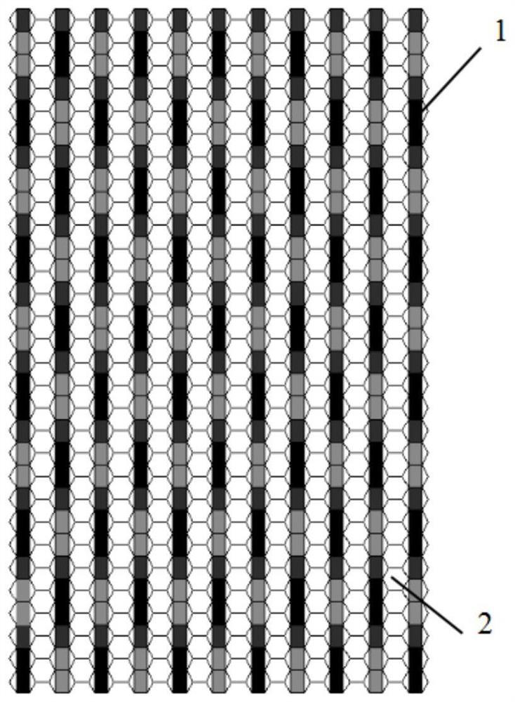 Sandwich structure of fiber tape toughened honeycomb core