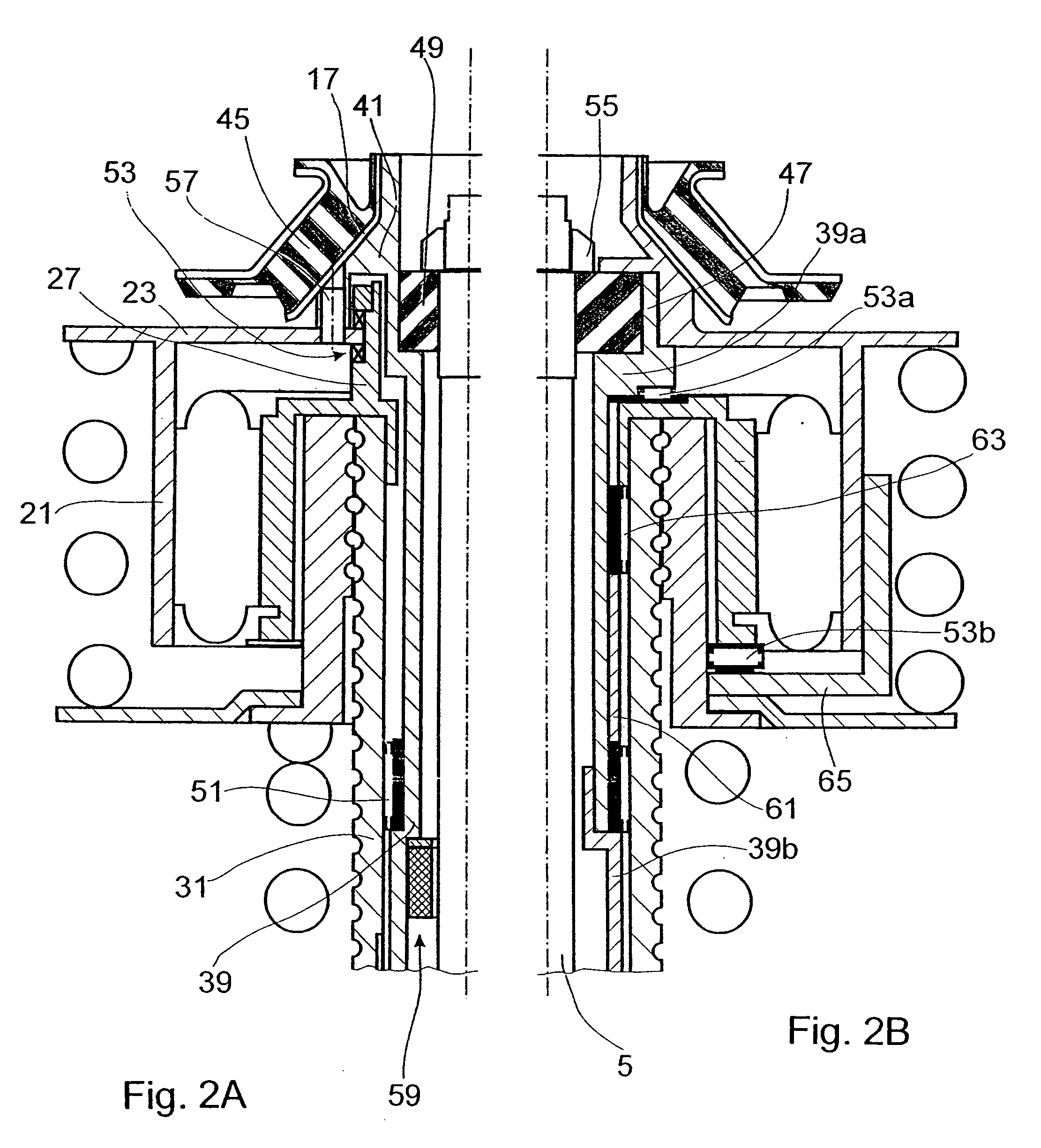 Spring carrier with adjustable spring collar