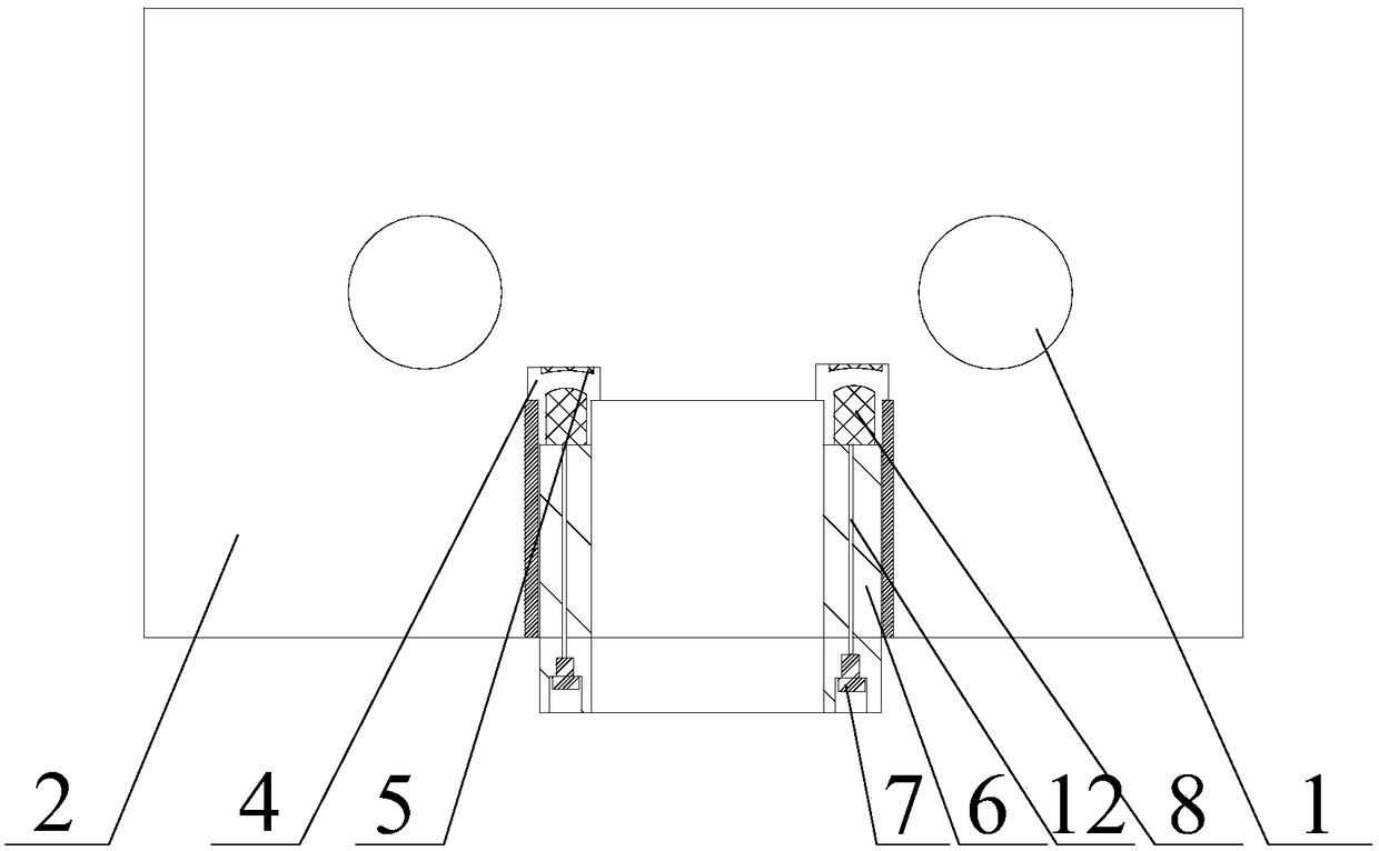 Night-vision used outdoor electronic U-shaped lock