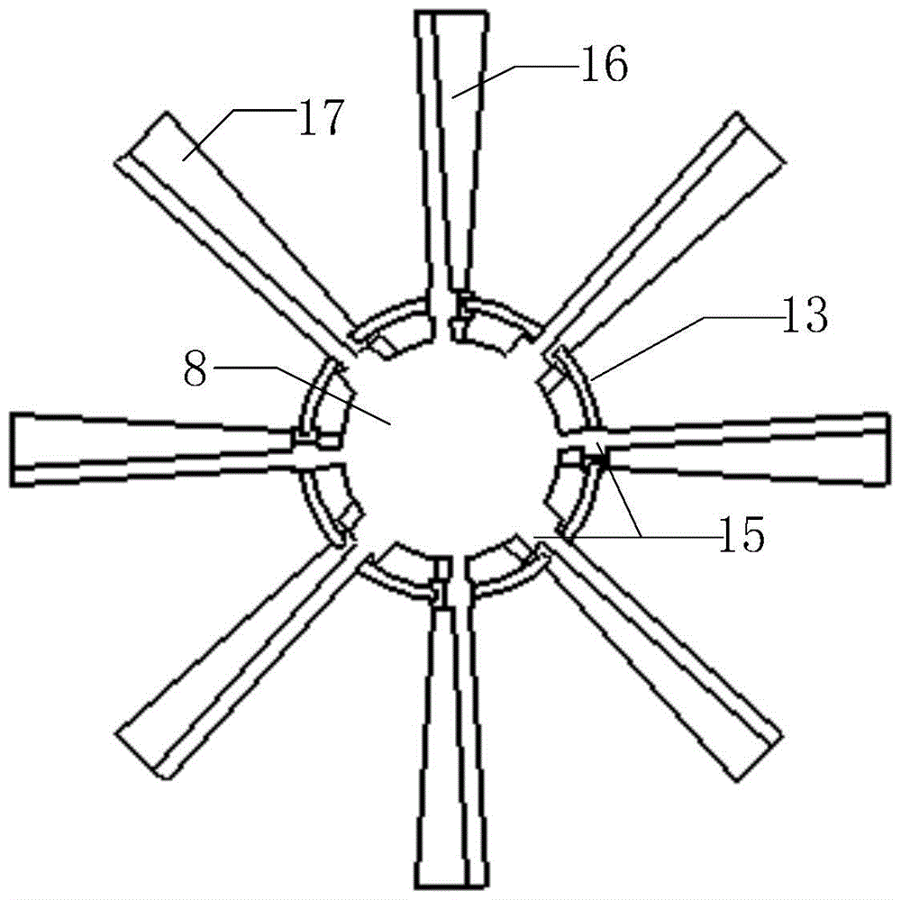 An electrorheological polishing device with alternating positive and negative blade electrodes