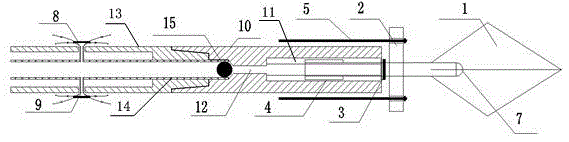 A rotary grouting anchor cable drill body and construction technology of rotary grouting anchor cable