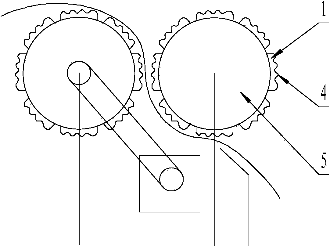 Method for assembling cloth rolling machine advancing strips