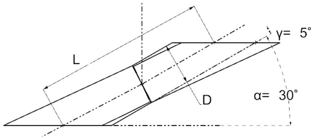 Corrugated film hole with branch holes