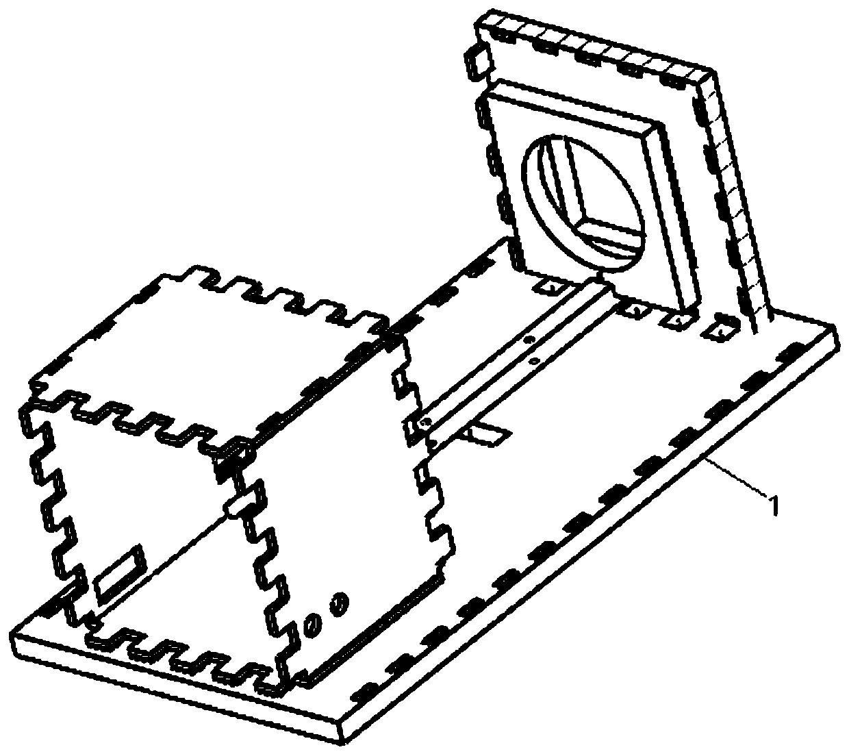 A device for an ultra-micro-sized aircraft wind tunnel test bench