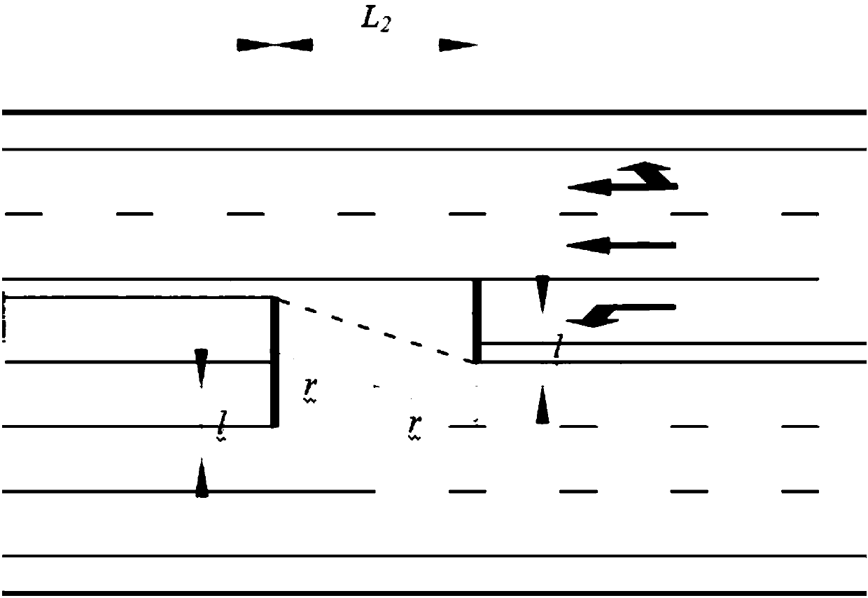 Method for eliminating left-turn phase of intersection by borrowing opposite exit lane