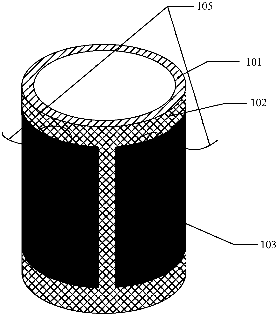 Tubular electronic cigarette heater, preparing method thereof and electronic cigarette