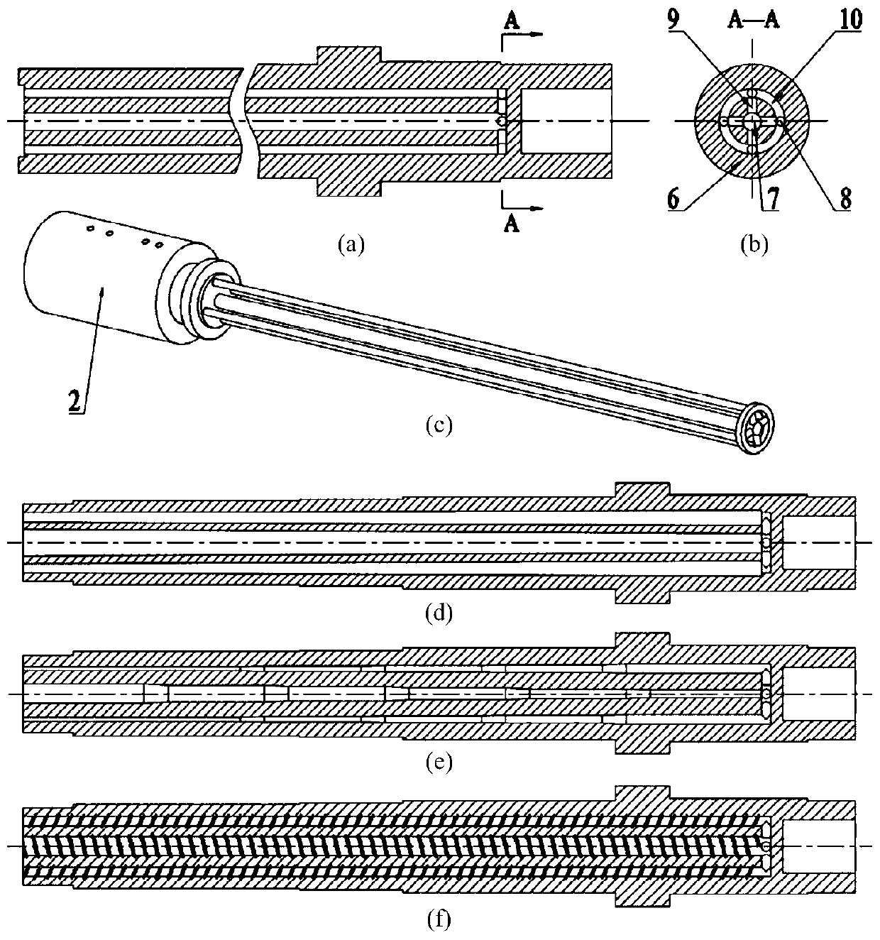 A high-speed asynchronous motor electric spindle internal and external cooling structure and temperature cooperative control system