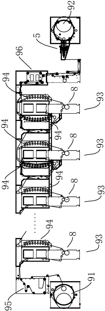 Energy-saving and emission-reducing high-speed printer