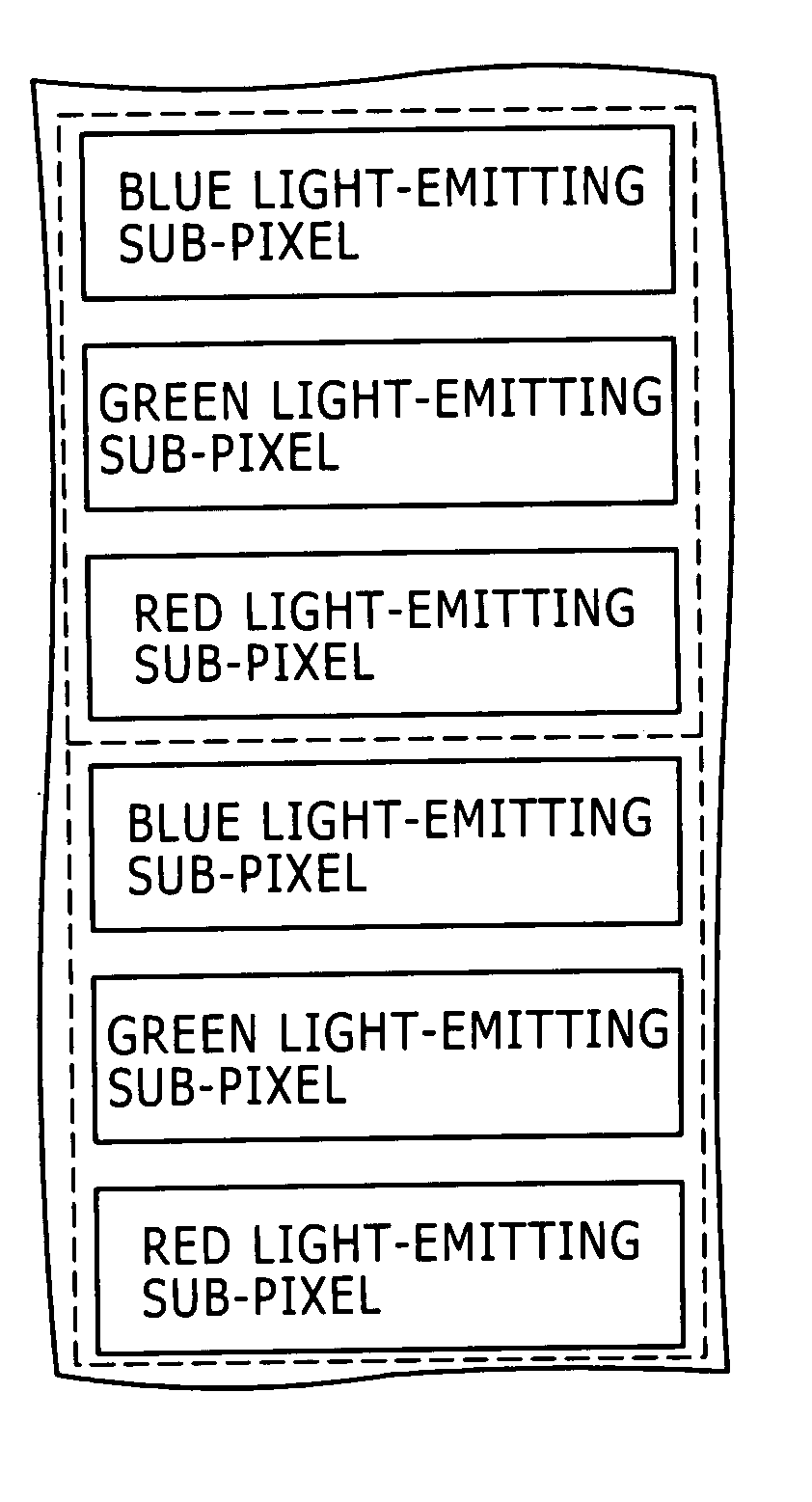 Organic electroluminescence display