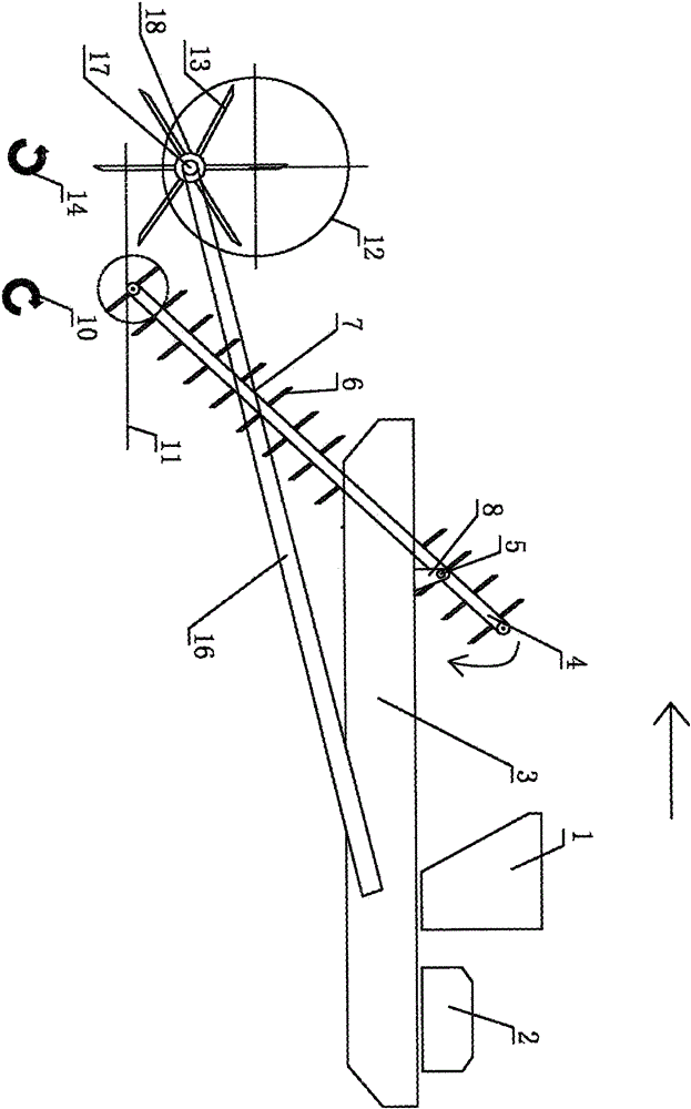 Underwater garbage dredger with anti-wrap scraper