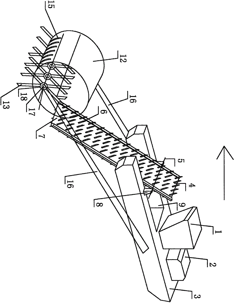 Underwater garbage dredger with anti-wrap scraper