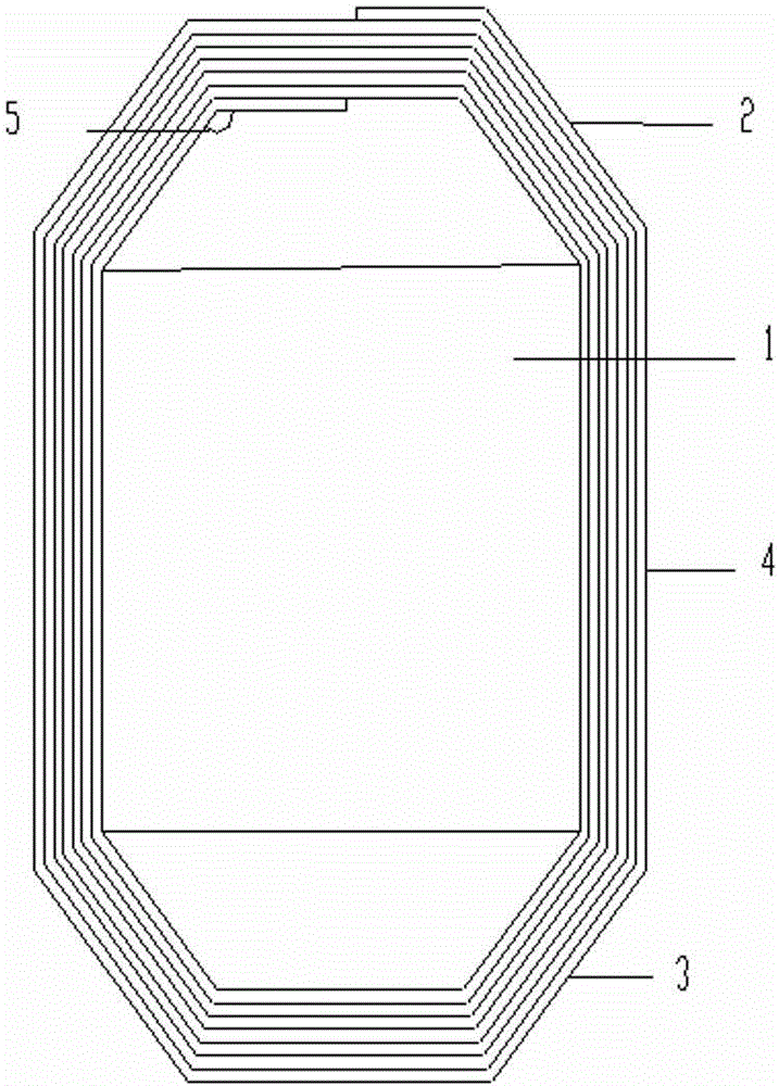 Continuously-wound single-phase large-size iron core and fabrication method thereof