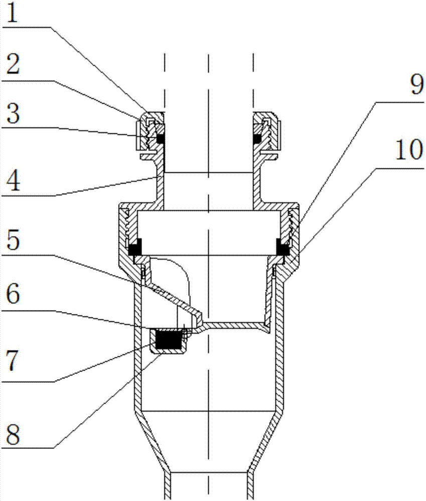 Double-sealing trap