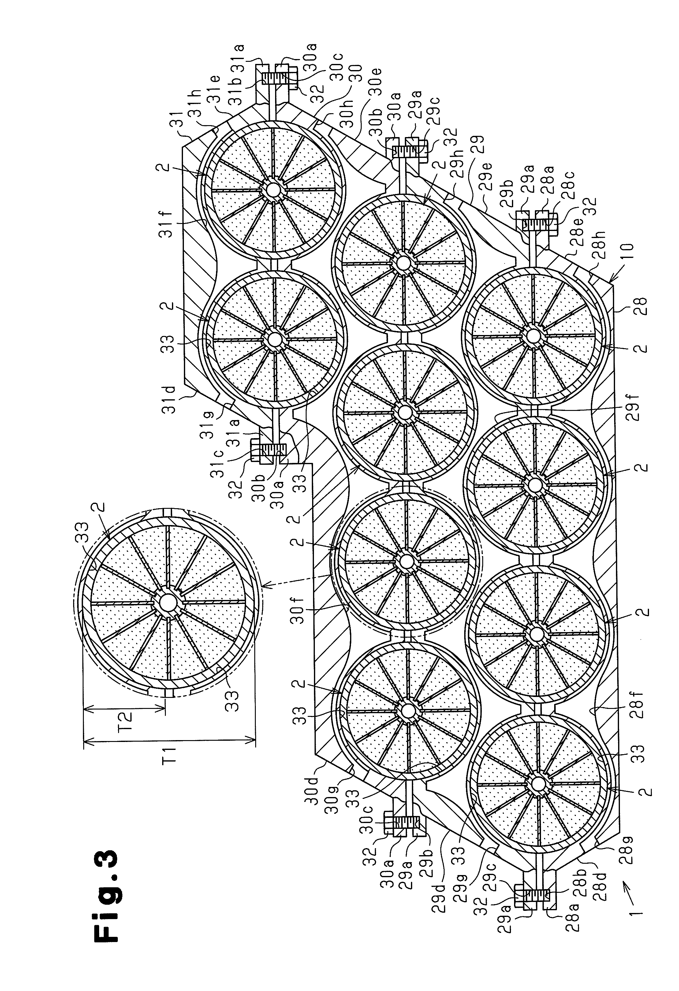 Hydrogen gas storage device