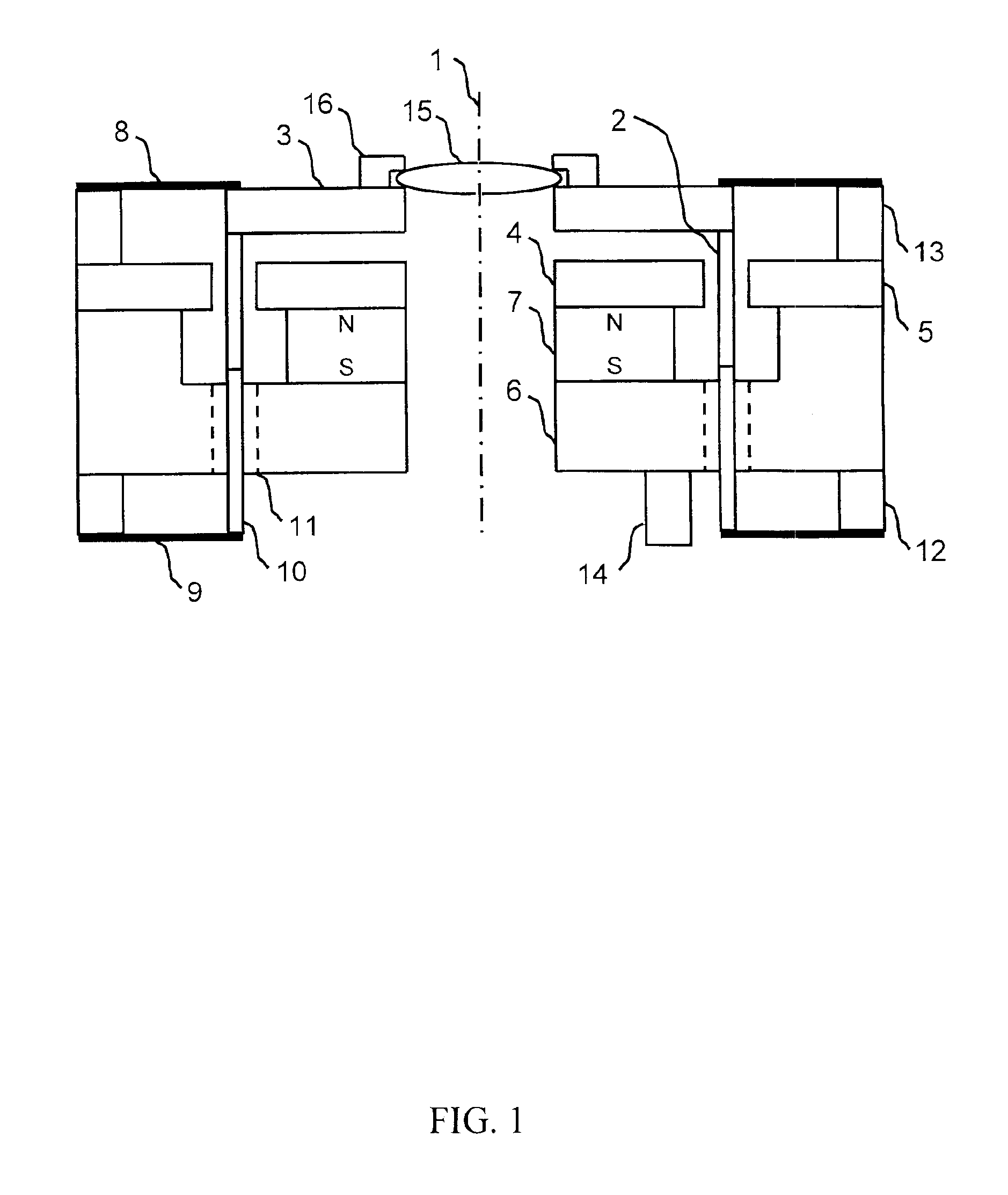 Moving coil linear motor positioning stage with a concentric aperture