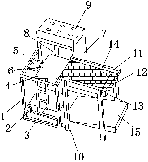 Lifting conveying mechanism