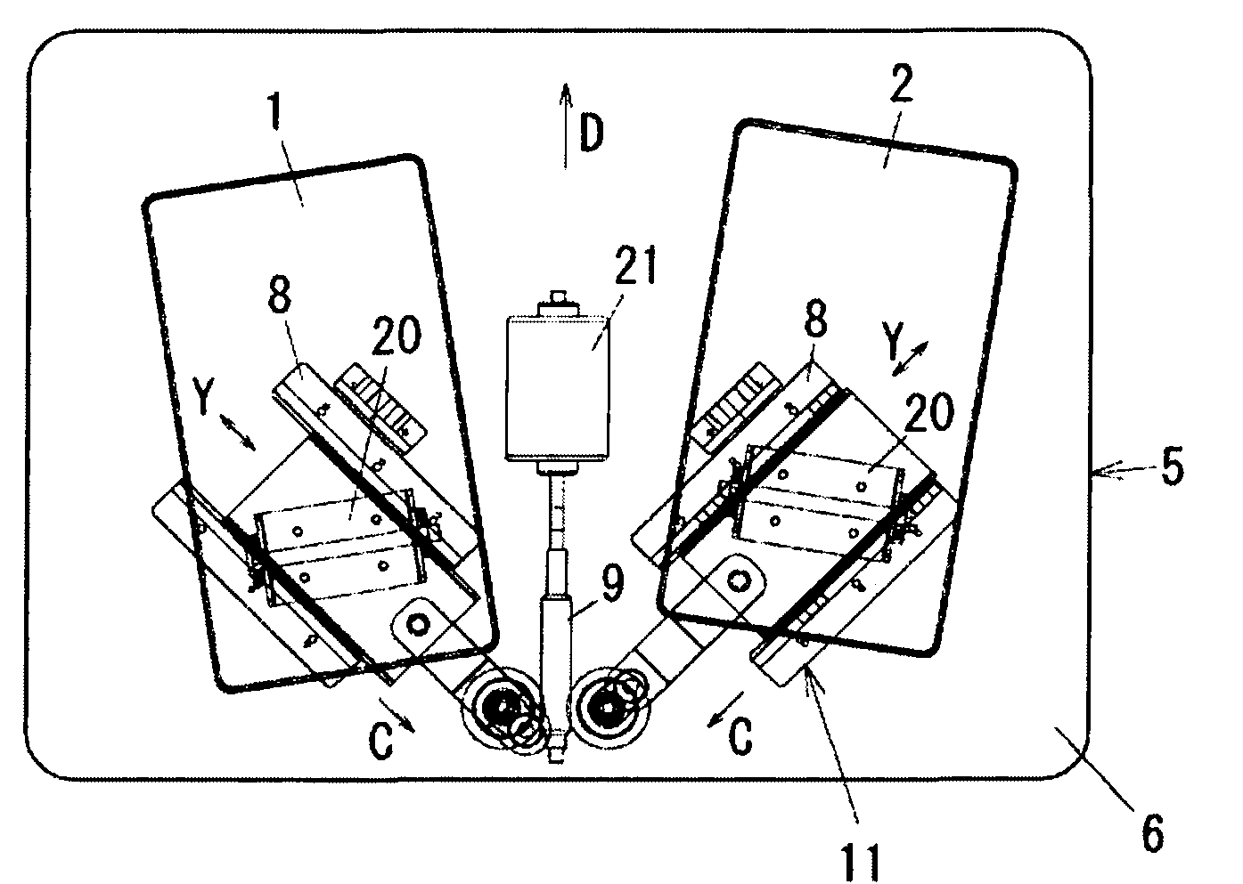 Standing-position type passive exercise machine