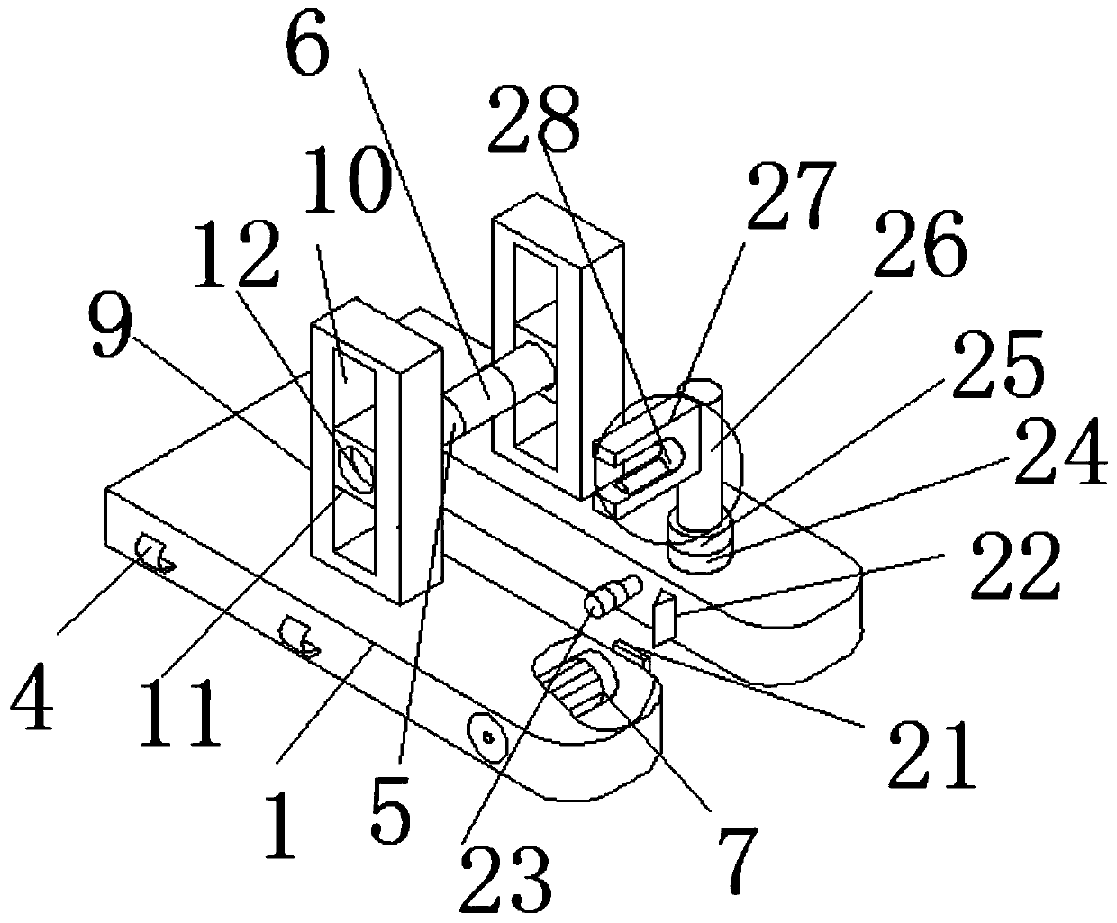 A wire cutting device for power cables