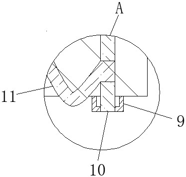 Fixed pressure-reducing mattress special for interventional operation