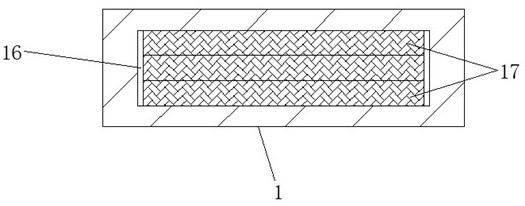 Fixed pressure-reducing mattress special for interventional operation