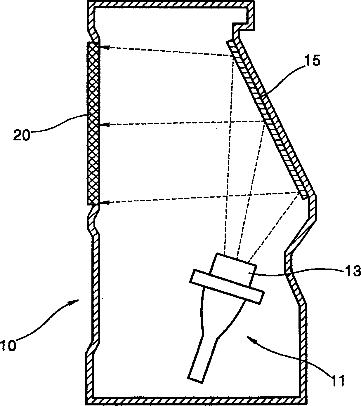 Apparatus for increasing brightness of projection television