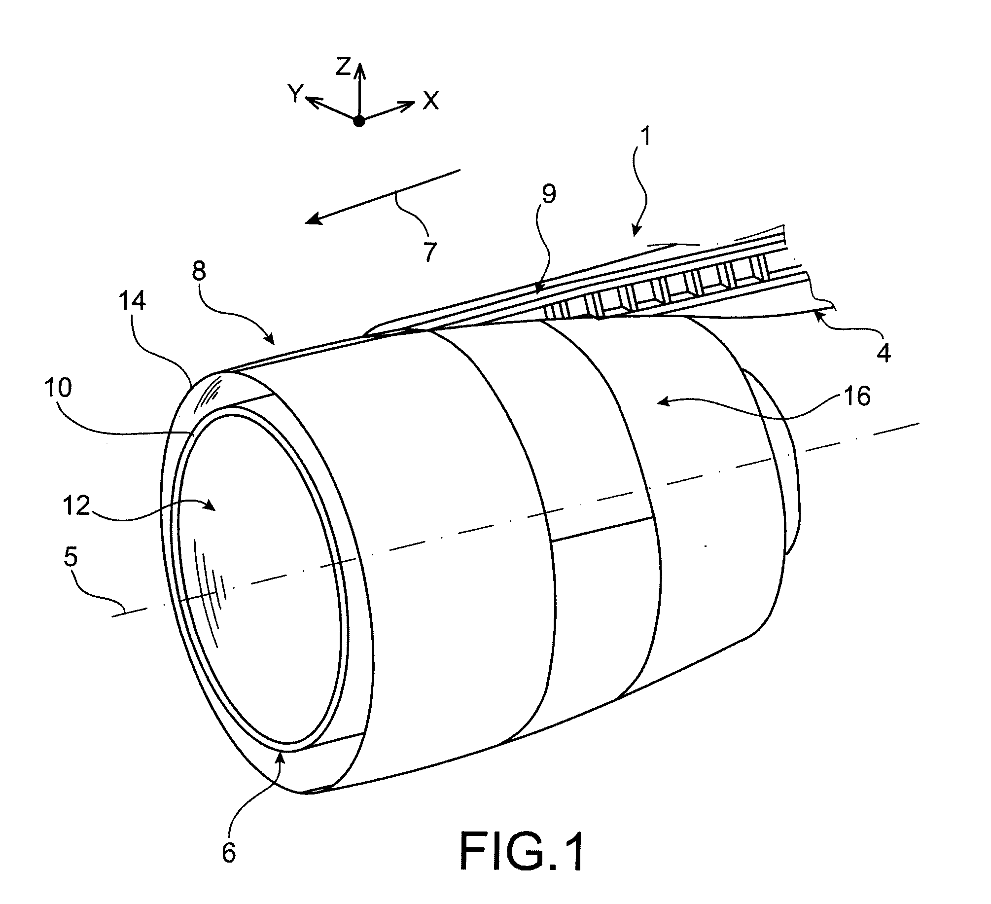 Hinge device of a nacelle cowling of an aircraft engine on a supporting structure