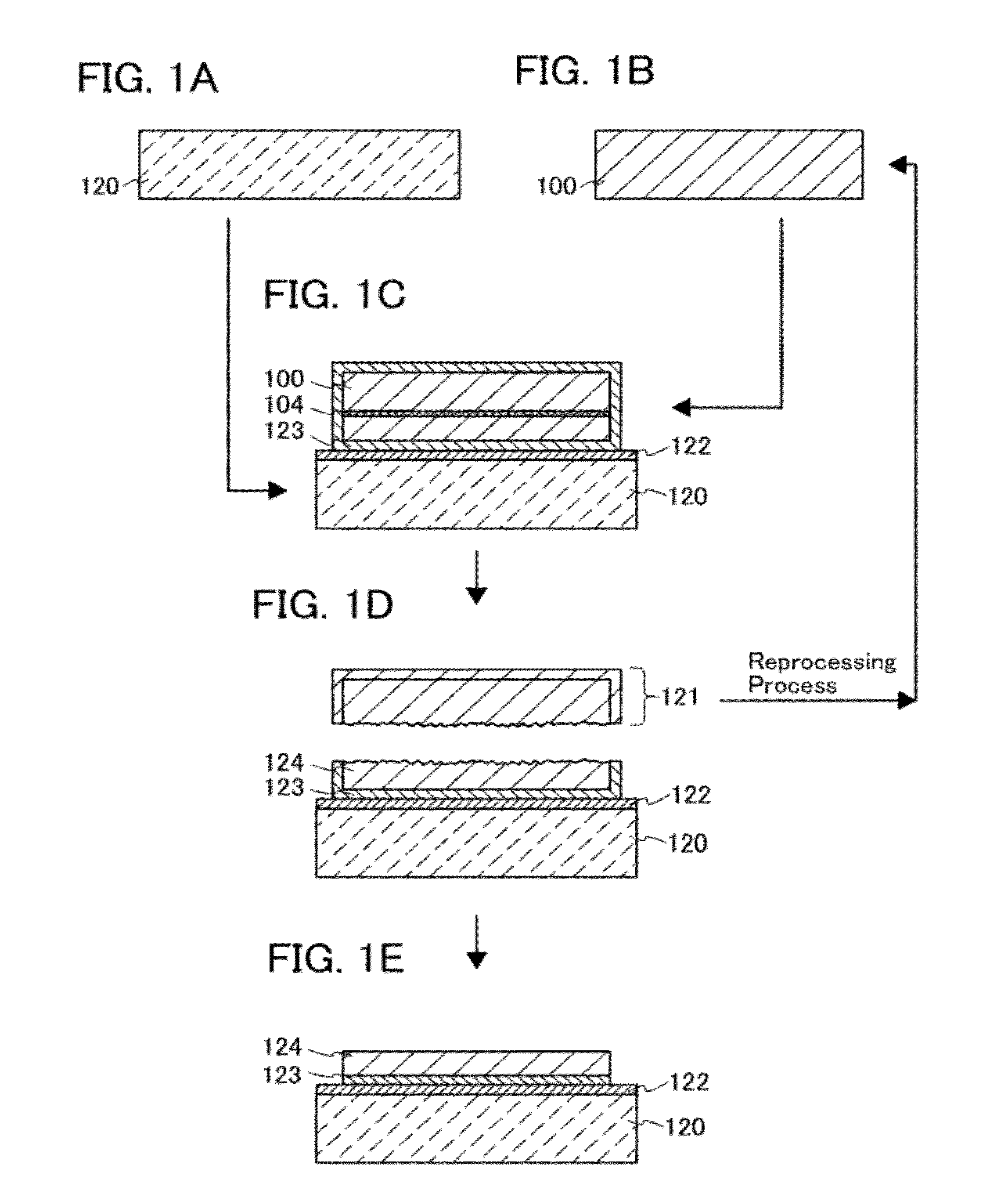 Method for reprocessing semiconductor substrate, method for manufacturing reprocessed semiconductor substrate, and method for manufacturing SOI substrate