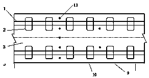 Ballastless track arch-up improving method based on rope saw cutting