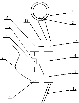 Method and device for connecting and controlling electronic detonator priming device and electronic detonator