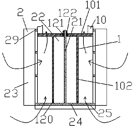 Water pumping device with sliding conical bearing and ball thrust bearing