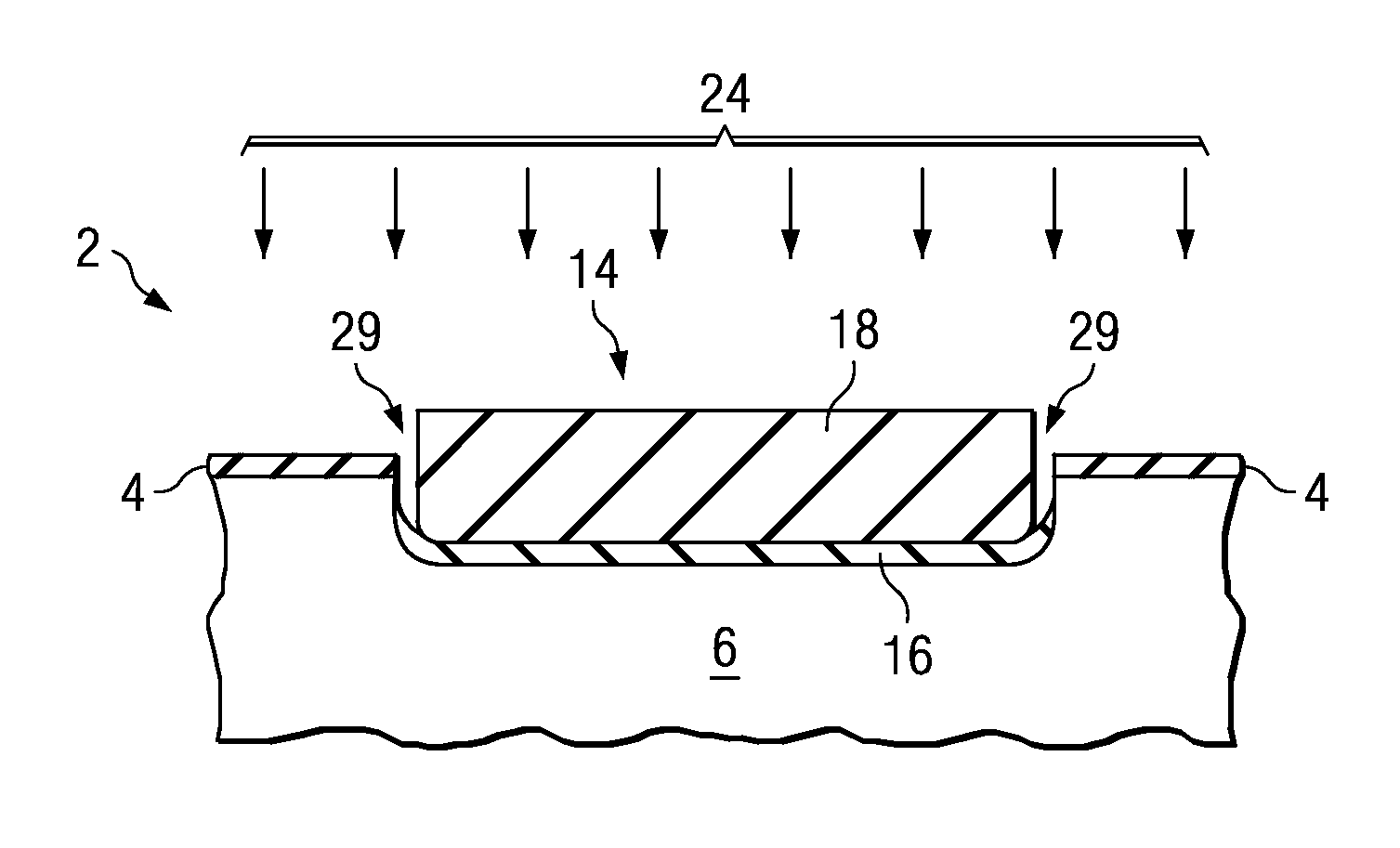 Highly selective liners for semiconductor fabrication