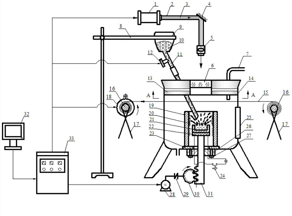 Method and device for performing impact-spraying on inner hole wall based on laser impact wave technology