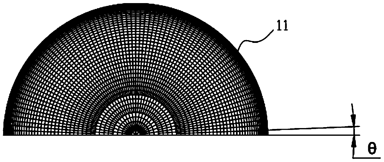 Curved-surface display screen, and bearing framework and forming method thereof